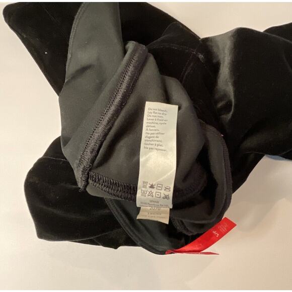 SPANX Women's Black Velvet Leggings Activewear Pants Size Small - Picture 4 of 5